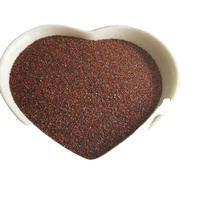 Matériau naturel rouge 80 Mesh Jet d'eau Grenat Sable Abrasif Acheteurs satisfaits