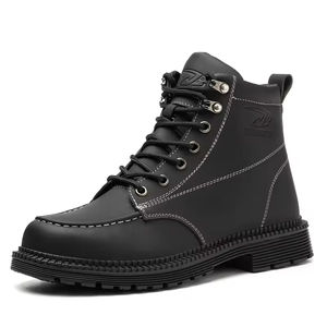 Botas de trabajo resistentes al desgaste para obras de construcción, ropa de trabajo, zapatos deportivos impermeables y antideslizantes para senderismo para hombres - Product Image 6