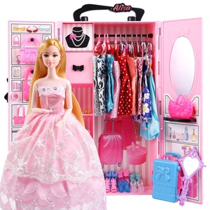 Oferta Especial: Set de Accesorios para Muñecas de Princesa, Armario de Vestir para Niñas, Traje de Boda, Juguete de Vestir para Muñecas, Caja de Regalo - Product Image 1