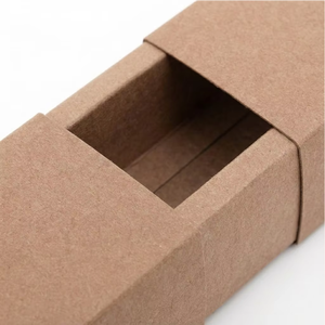 <b>Small</b>-batch Wholesale Custom Ready Stock Recyclable Kraft Paper Drawer Rigid <b>Boxes</b> PVC Transparent <b>Boxes</b> for <b>Small</b> Business - Product Image 4