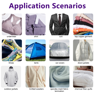 Película adhesiva de fusión en caliente de TPU de doble cara de 0,1 MM/0,12 MM/0,15 MM para pegamento de fusión en caliente sin costura para sujetador de bragas de lencería - Product Image 5