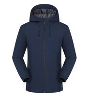 Imperméable personnalisé monocouche résistant à l'usure respirant fermeture à glissière veste de pluie coupe-vent imperméable pour la saison d'automne