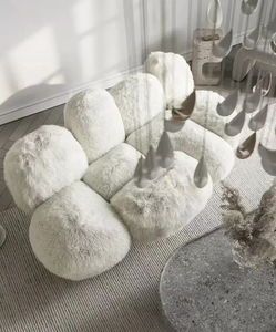 Ensemble de canapés de luxe design italien Gorilla Lounge 180*90*80cm Lit transformateur <span class=keywords><strong>Fauteuil</strong></span> moderne sectionnel en bois blanc Rectangle Peyo - Product Image 3