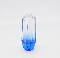 Flacon de parfum en verre bleu personnalisé de haute qualité, 100 ml
