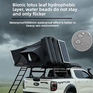 Tente de toit rigide en alliage d'aluminium Whipai, ouverture latérale hydraulique, pour <span class=keywords><strong>camping</strong></span> en plein air, compatible SUV et pick-up - Product Image 4