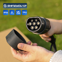 Kabel Pengisian Daya Mobil Listrik SHINEYOU 16A 3 Fasa 5m IEC 62196-2 Tipe 2 ke Tipe 2 EV (Hanya Grosir)