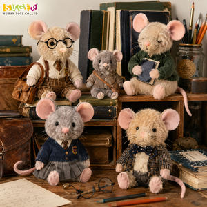 Llavero <span class=keywords><strong>de</strong></span> Ratón <span class=keywords><strong>de</strong></span> Peluche Personalizado y Mini Ratones <span class=keywords><strong>de</strong></span> Peluche, Bajo MOQ, OEM para Regalos Promocionales, Souvenirs, Bolsas y Artículos para Eventos - Product Image 1