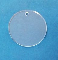 Disques en acrylique artisanaux, cercles en acrylique, disques en plastique transparent