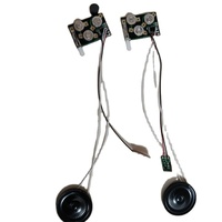 Module musical à capteur de lumière, puce vocale, carte de vœux d'anniversaire personnalisée, module sonore avec lumières