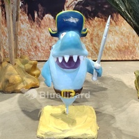 La plus attrayante statue de requin animatronique pour enfants