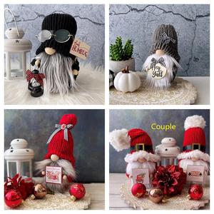 Duende Navideño de Alta Calidad, Sombrero Negro, Gnomo Navideño Blanco, Duende Navideño para Decoración del Hogar - Product Image 5