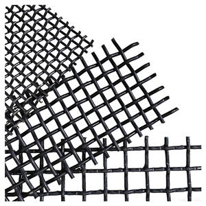 Hoogwaardig mangaanstaal geweven gaas, opgerolde metalen gaas trommelzeef, staaldraadgaas, mijnbouw geweven draadgaas, haakrandgaas - Product Image 4