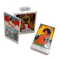 Fabrication professionnelle sur mesure d'oracles et de tarots OEM, tarots de sorcière modernes, cartes de divination en gros