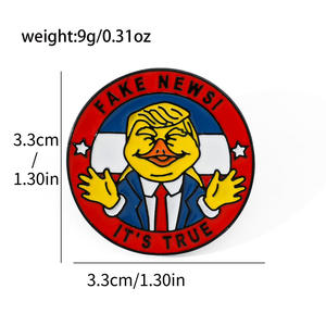 2024 Recém Engraçado EUA Presidente Esmalte Pins - Product Image 3