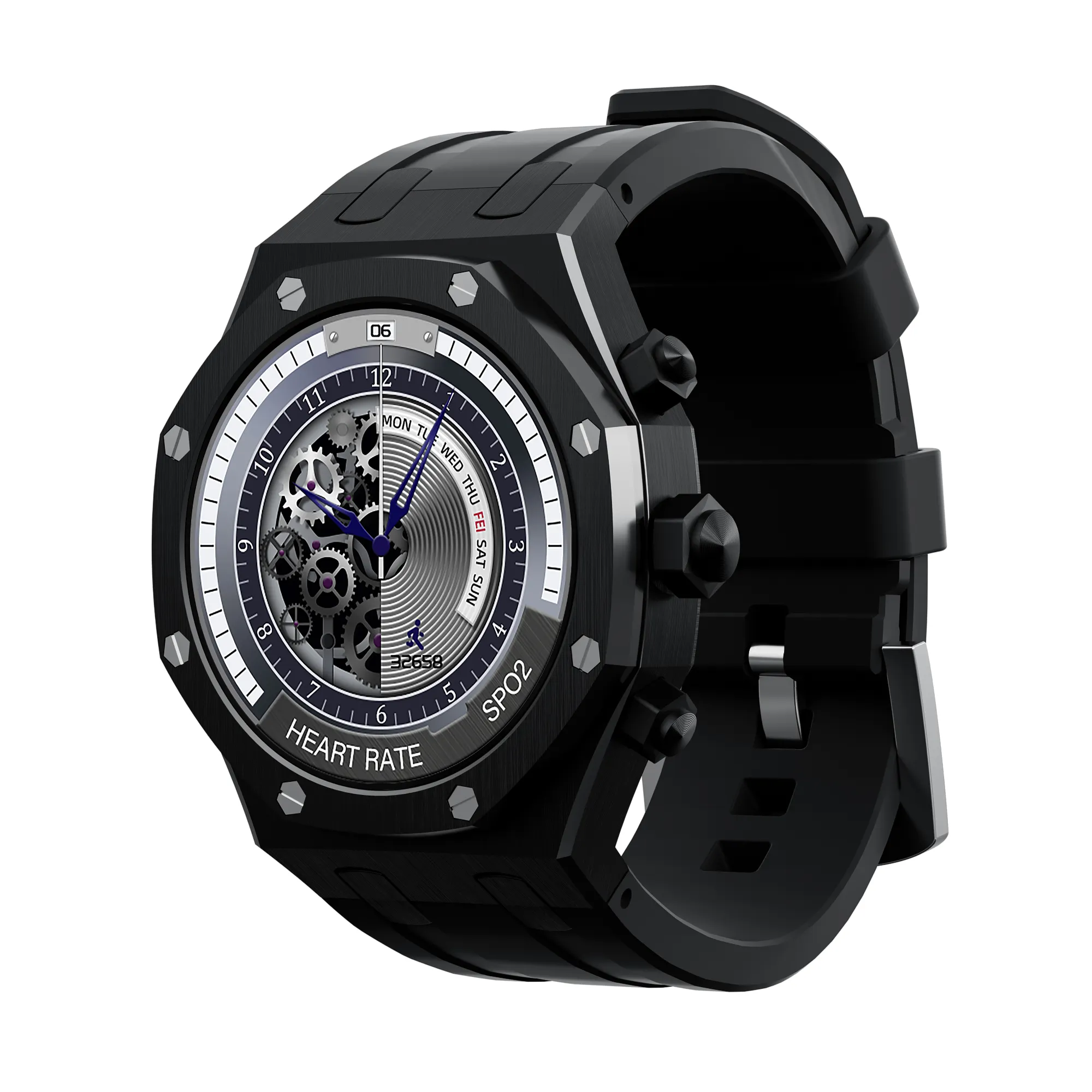 WS-18 Smart Watch 2023 128Mb Flash Memory Business Sport Ip68 Waterdicht Bt Call Sport Smartwatch 2024