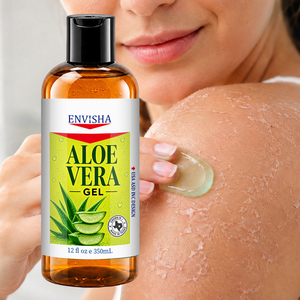Gel d'<span class=keywords><strong>aloe</strong></span> <span class=keywords><strong>vera</strong></span> biologique nourrissant 350 ml, soin corporel en gros, doux, sans irritation, hydratant en profondeur, réparateur, pour peaux sensibles - Product Image 1