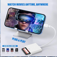Adaptador de cámara USB C Trail Viewer USB 3,0 Lector de tarjetas de memoria SD de alta velocidad