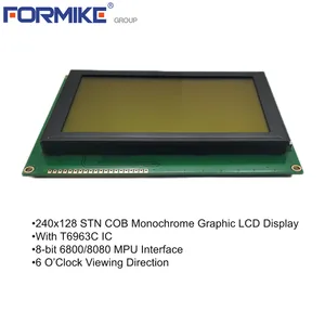 Monochrome Graphical Display 240x128 Graphic LCD Display 240x128 Dots Graphic LCD Modules