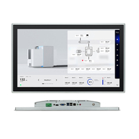 Monitor de Pantalla Táctil Industrial TouchWo de 17/19/21.5/23.8 Pulgadas, 10 Puntos Táctiles, PCAP, HMI, VGA, USB, IP65, Montaje en Panel, Aluminio, RK3399, VESA