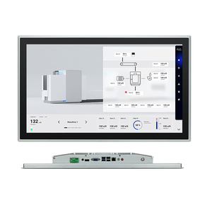 TouchWo 17/19/21.5/23.8 Inch Industrial Touch Screen Monitor 10-Point PCAP HMI VGA <b>USB</b> IP65 Panel Mount Aluminum RK3399 VESA - Product Image 1