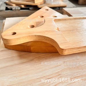 Acacia Wood Cutting Board 22x15.2cm With Handle For Kitchen Use - Product Image 3