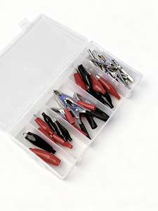 Pince crocodile isolée pour batterie, connecteur électrique pour connexion de <span class=keywords><strong>circuit</strong></span> et charge de batterie de <span class=keywords><strong>voiture</strong></span> - Product Image 5