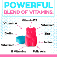 Gomitas de Colágeno con Biotina para el Crecimiento del Cabello, Vitaminas, 200g, Marca Friend