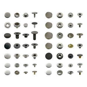 Snap Button Brass Round Circular Plating Lead Free Snap Fasteners For Garments Suits Trousers Wholesale - Product Image 1