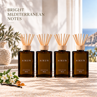 AIKUN Solution Complète Personnalisée : Diffuseur de Parfum à Bâtonnets aux Huiles Essentielles Naturelles, Formule Longue Durée, Idéal pour Cadeau de Saison