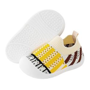 Gummisohlen Atmungsaktive Casual Babyschuhe Gestrickte Lauflernschuhe für Kleinkinder Rutschfeste Schuhe für Babys - Product Image 5