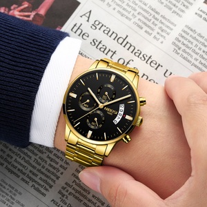 Nibosi Thép Không Gỉ Thạch Anh Màu Đen Đồng Hồ Mens Đồng Hồ Thương Hiệu Hàng Đầu Sang Trọng Chronograph Đồng Hồ Đeo Tay Nam Relogio Masculino 2309 - Product Image 4