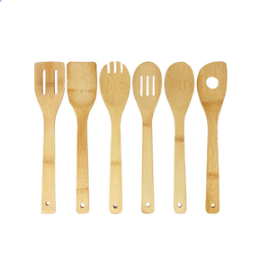 Ensemble de couverts populaires en bois naturel Accessoires de cuisine à domicile Poignée de concepteur Couverts faits à la main Utilisation multiple - Product Image 6