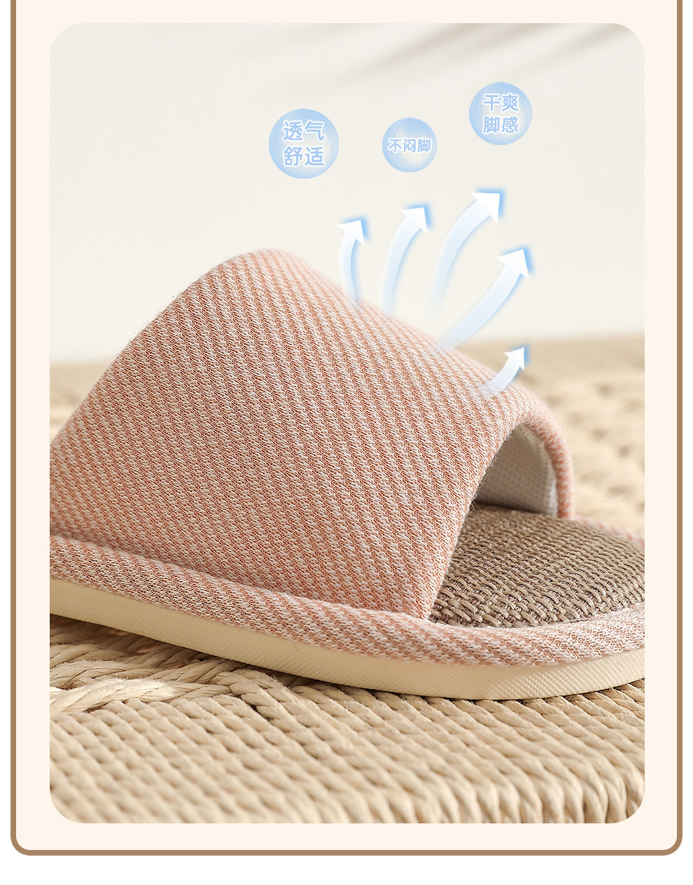 Ladies Designer Slippers Women Famous Brands Indoor House Winter Cotton Linen Shoes Wholesale
