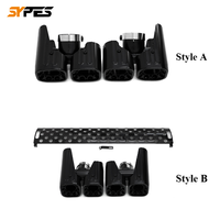Embouts d'échappement SYPES pour Land Rover Defender 110 130 3.0T P400 90 2.0T 2020+ en acier inoxydable 304, embouts de silencieux carrés quadruple