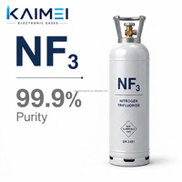 Gas NF3 para Limpieza de Cámaras CVD, Grado Semiconductor, Pureza 4N, Trifluoruro de Nitrógeno, Fabricante Verificado, Stock Disponible
