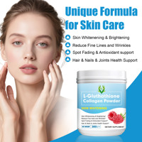 Venta caliente L-glutatión polvo de colágeno con colágeno y vitamina C ayuda a apretar e iluminar la piel facial