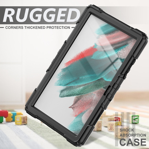 Étui robuste pour <span class=keywords><strong>tablette</strong></span> <span class=keywords><strong>Samsung</strong></span> Galaxy Tab <span class=keywords><strong>A8</strong></span> 10,5 pouces X200/X205/X207 avec <span class=keywords><strong>protection</strong></span> d'écran intégrée, sangle d'épaule et coque de <span class=keywords><strong>protection</strong></span> - Product Image 5