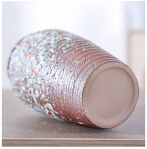 Vintage Rustic Light Luxury Wabi Sabi Style Ceramic Vase With Premium Feel for Living Room Fresh <b>Flower</b> <b>Display</b> Decoration - Product Image 5
