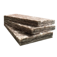 Isolation thermique de type certifié ISO pour diverses applications R5 Eco Brown Glass Wool Fiber Batts 200mm d'épaisseur