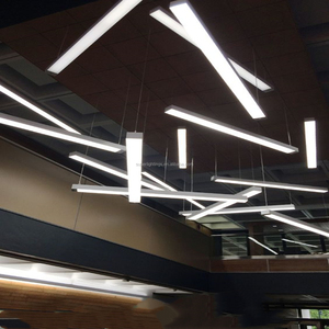 अनुकूलित ट्रकिंग प्रणाली आयत स्क्वायर अंगूठी दीपक recessed छत निलंबित पैनल 4ft रैखिक प्रकाश रैखिक प्रकाश फिटिंग का नेतृत्व किया - Product Image 2