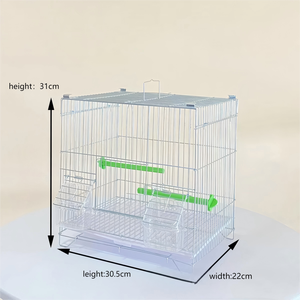 Lồng chim thép không gỉ Kangdarpet - Thiết kế xếp chồng được với khay ngoài dành cho việc nhân giống và nuôi chim vẹt - Product Image 2