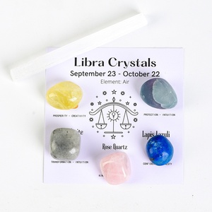 All'ingrosso eco-friendly di alta qualità Cross-border dodici costellazione di <span class=keywords><strong>pietra</strong></span> grezza scolpita Set per la meditazione - Product Image 1