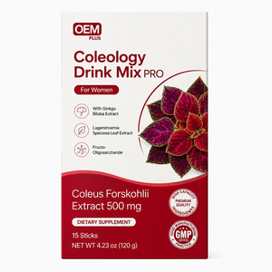 Bebida en Polvo de Coleus Forskohlii para el Bienestar Femenino con Ginkgo Biloba, <span class=keywords><strong>Lagerstroemia</strong></span> Speciosa y Apoyo Diario OEM - Product Image 1