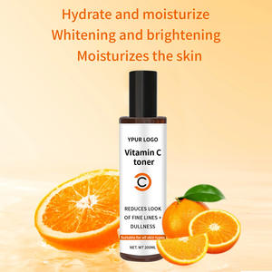 Tonique hydratant à la vitamine C biologique en gros, éclaircissant, illuminateur, resserrant les pores, anti-rides pour le visage - Product Image 5