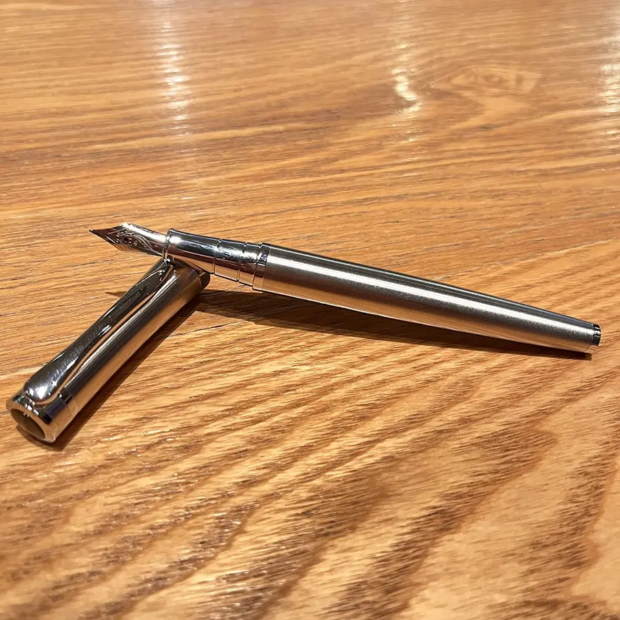 JX-3035 1 Stück Stift hochwertig individuell Luxus China Führung klassischer Kalligraphie-Stift werbeartikel OEM schwarz Metall-Frontenstift-Set