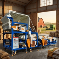 Machine de nettoyage de graines combinée efficace pour éliminer la poussière, les impuretés de la paille et les coquilles vides moisies – Traitement agricole