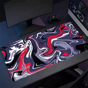 Nhà Máy bán hàng trực tiếp tùy chỉnh bán buôn trừu tượng tầng lớp chất lỏng mô hình chất lỏng chuột Pad với khóa cạnh <span class=keywords><strong>Mousepad</strong></span> - Product Image 4