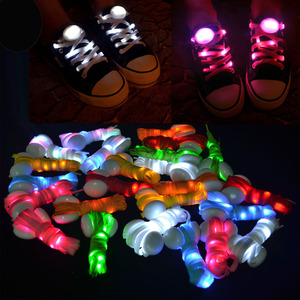 Lacets de chaussures LED lumineux en nylon, lacets LED clignotants pour les fêtes, la danse hip-hop, la course nocturne - Product Image 6