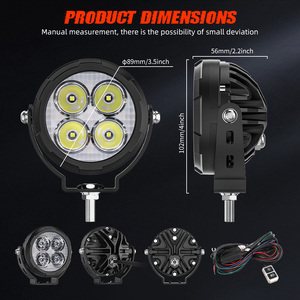 Lo más nuevo, 3,5 pulgadas, estroboscópico, ámbar, retroiluminado, lámpara antiniebla para <span class=keywords><strong>Moto</strong></span>, luces auxiliares para motocicleta <span class=keywords><strong>Adventure</strong></span> para BMW 1250 GS <span class=keywords><strong>Adventure</strong></span> - Product Image 6