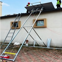 Kleiner elektrischer Aufzug für Gebäude, Solarpanel-Drahtseilhebevorrichtung, 220V, Stahl, Photovoltaik-Panel-Dachhebevorrichtung, 1300W